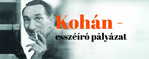 Kohán – esszéíró pályázat
